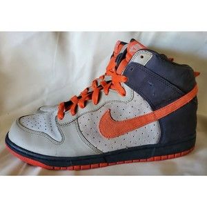 Nike Dunk High Team Orange 2008 Rare Mens 11 Light Bone/Orange/Mauve  317982-081